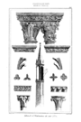 FRANCIA.- SIGLO XIII : DETALLES DE LA ARQUITECTURA DE ESTE SIGLO