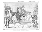 FRANCIA.- SIGLO XIV : ENTRADA DEL EMPERADOR CHARLES IV EN PAR�S