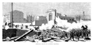 BARCELONA.- BARRICADA DELANTE DE LA ESPA�A INDUSTRIAL