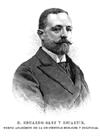 RETRATOS.- D. EDUARDO SANZ Y ESCART�N, CONDE DE LIZ�RRAGA