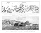 MAPAS.- LA ISLA DE PEREJIL Y LOS ACANTILADOS DE SIERRA BULLONES VISTOS DESDE EL MAR