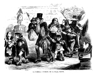 NAVIDADES.- LA FAMILIA : VUELTA DE LA PLAZA MAYOR