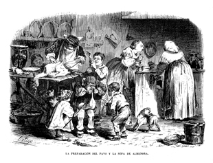 NAVIDADES.- LA PREPARACI�N DEL PAVO Y LA SOPA DE ALMENDRA