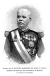 RETRATOS.- EXCMO. SR. D. MANUEL MANRIQUE DE LARA Y PAZOS