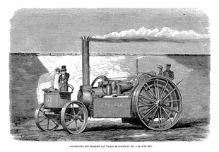 MADRID.- LOCOMOTORA QUE RECORRI� LAS CALLES DE MADRID EL D�A 4