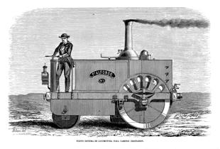INVENTOS.- NUEVO SISTEMA DE LOCOMOTORA PARA CAMINOS ORDINARIOS