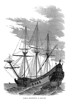 BARCOS.- CARRACA DEL SIGLO XVI