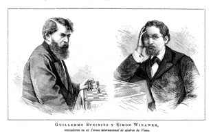 RETRATOS.- GUILLERMO STEINITZ Y SIMON WINAWER